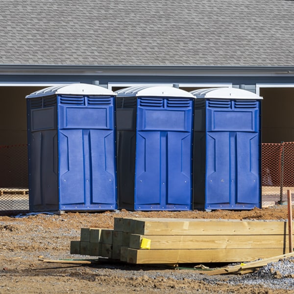 what is the cost difference between standard and deluxe portable toilet rentals in Charlevoix